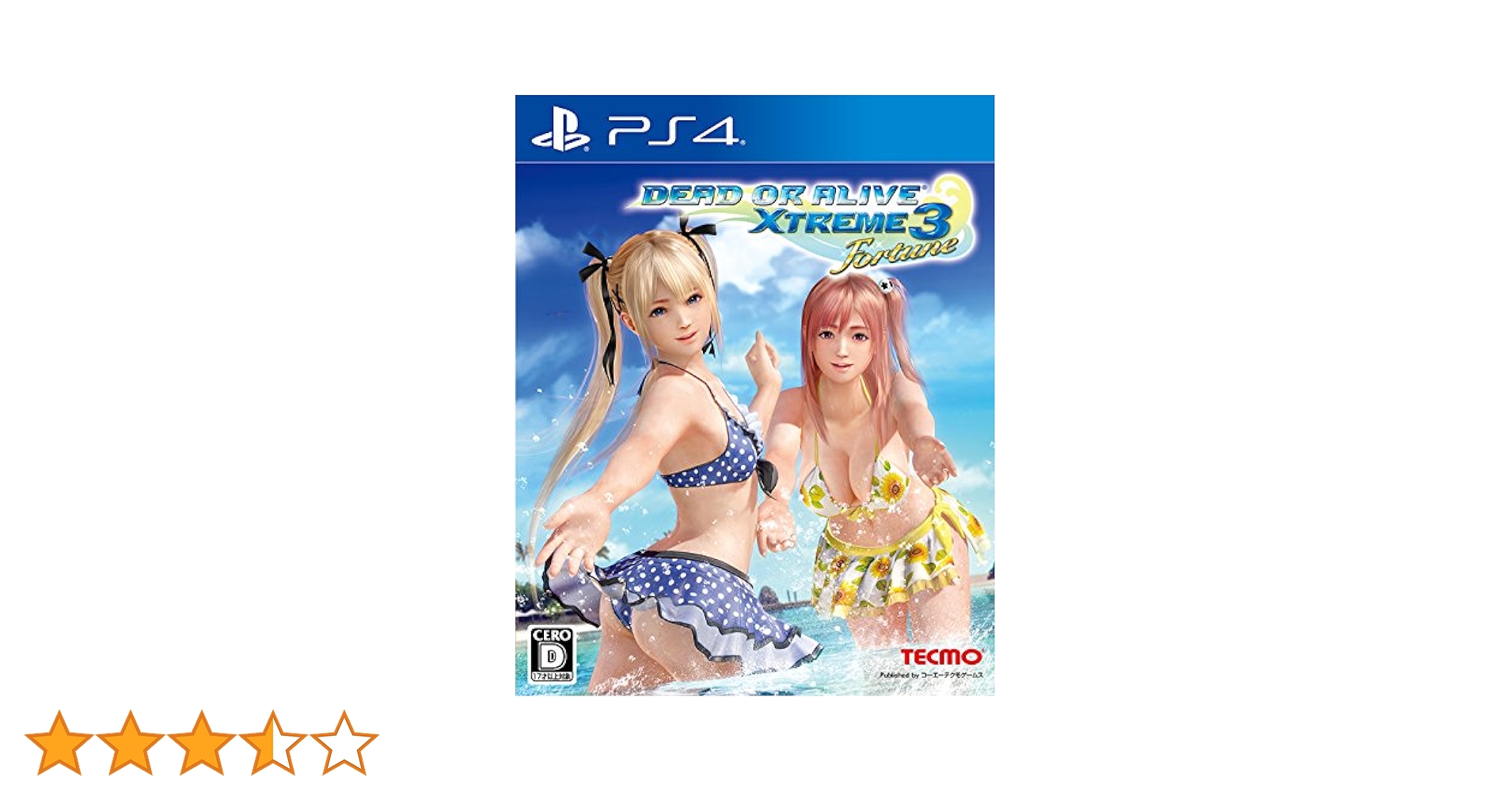 DEAD OR ALIVE Xtreme 3 Fortune PlayStation 4 Japan version